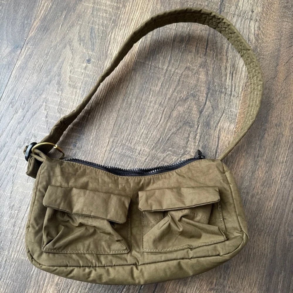 Baggu Cargo Shoulder Bag Seaweed